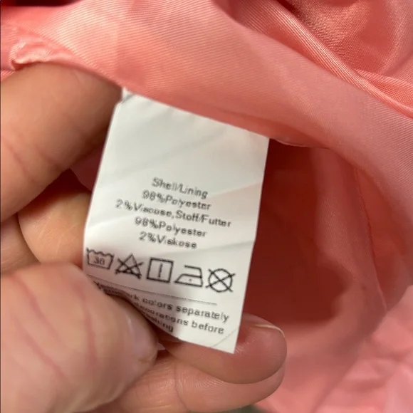 Grace Karin Elegant Pink Coat-NWT - Picture 4 of 5